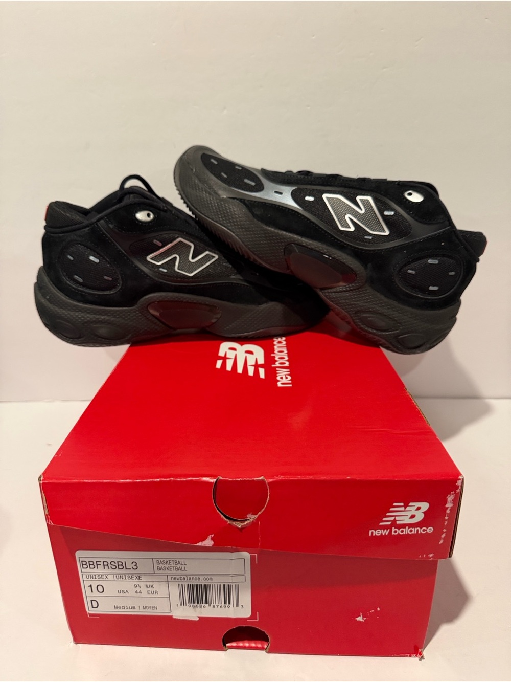 New Balance Fresh Foam BB v3 'Black' Sz: 10 (BBFRSBL3)